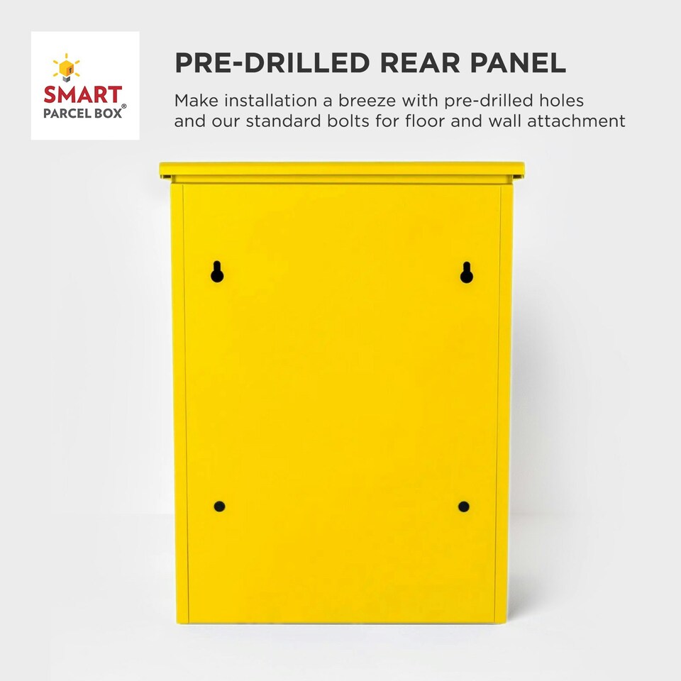 image 1 of SMART PARCEL BOX® Medium Front Access | Yellow | W 440 x D 350 x H 580 mm