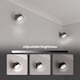 image 4 of ValueLights Marshall Pair of Matte Black Wall Light & Bulb | Black