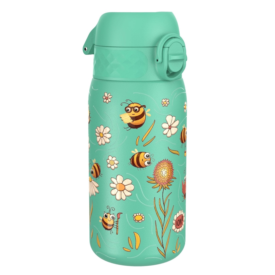 image 1 of Leak Proof Water Bottle, Vacuum Insulated, 320ml (11oz) | Blue | Bees | One Size