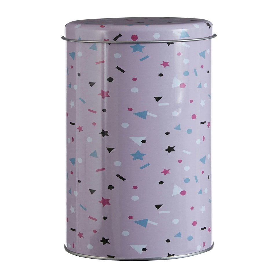 image 1 of Interiors by Premier Cheerful Design Round Storge Canister, Durable Tall Food Container For Bedroom, Versatile Kitchen Canister