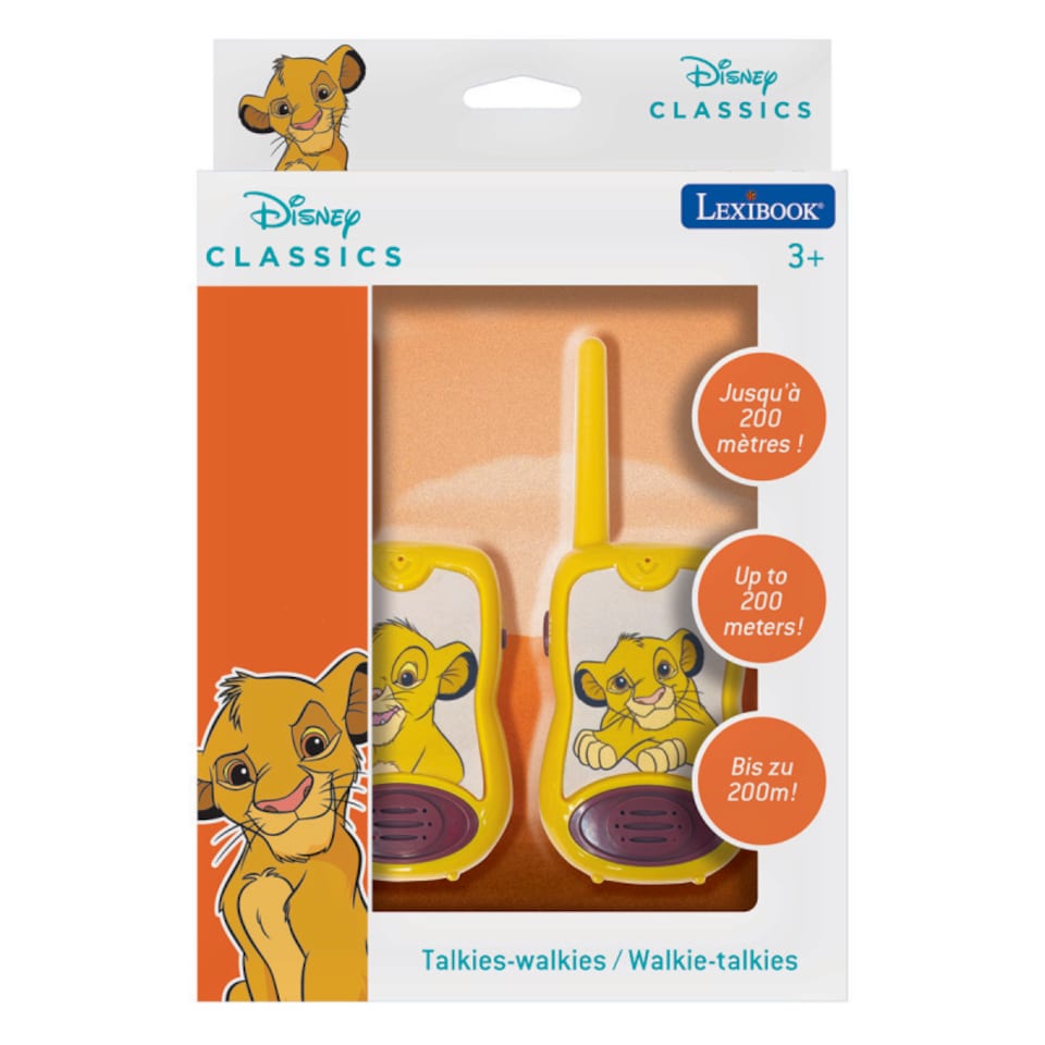 image 1 of Lexibook TW12AN The Lion King Walkie-Talkies 200M