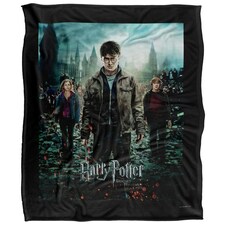 Harry Potter And The Deathly Hallows Movie Poster Blanket - Multicoloured - One Size (UTTV18552)