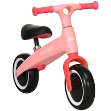 AIYAPLAY Baby Balance Bike Children Bike Without Pedals with Adjustable Seat, for Toddlers, Ages 1.5-3 Years up to 25kg - Pink