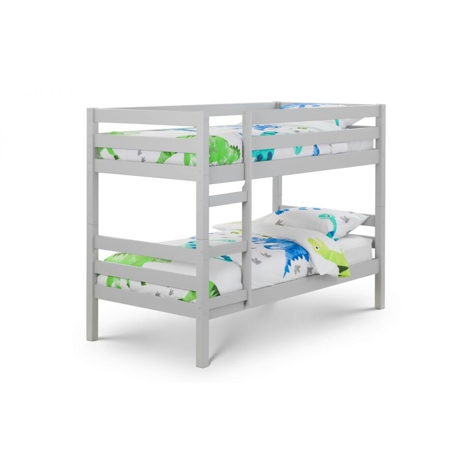 image 1 of Dove Grey Bunk Bed 2 x 3ft (90cm)