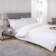 image 1 of Percale Duvet Set Double Bed White