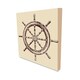 image 1 of Ship steering wheel (Canvas Print) 30cm x 30cm