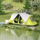 image 10 of Outsunny 2 Room Camping Tent with Waterproof Rainfly & Screen Panels Yellow 