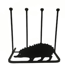 2 Pair Boot Rack - Hedgehog - Steel - L29 x W39 x H48 cm - Black Black