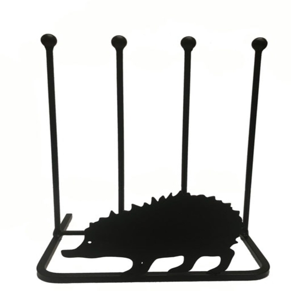2 Pair Boot Rack - Hedgehog - Steel - L29 x W39 x H48 cm - Black Black