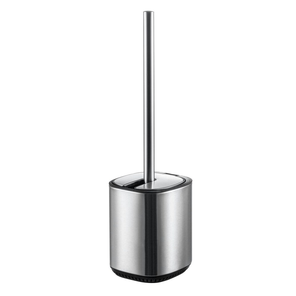 image 1 of Showerdrape Echo Stainless Steel Satin Toilet Brush & Holder