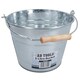 image 6 of 5L Galvanised Steel Metal Bucket Pail Water Coal Greenhouse Garden Plants 2PK