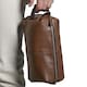 image 2 of Quadra NuHide Faux Leather Washbag - Tan - One Size | Brown