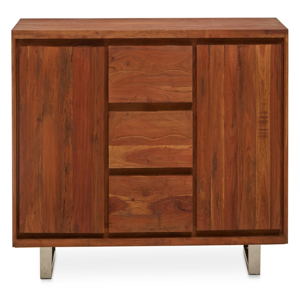 image 1 of Interiors by Premier Acacia Two Door Sideboard Brown