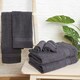 image 2 of OHS Luxury Soft 100% Cotton 500GSM Bathroom Bath Towel, 70x115cm - Charcoal