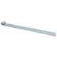 image 2 of HD Strap Tailgate Straight Hinge for 12.5mm Pins 460mm Long Zinc Plated 10pc Silver