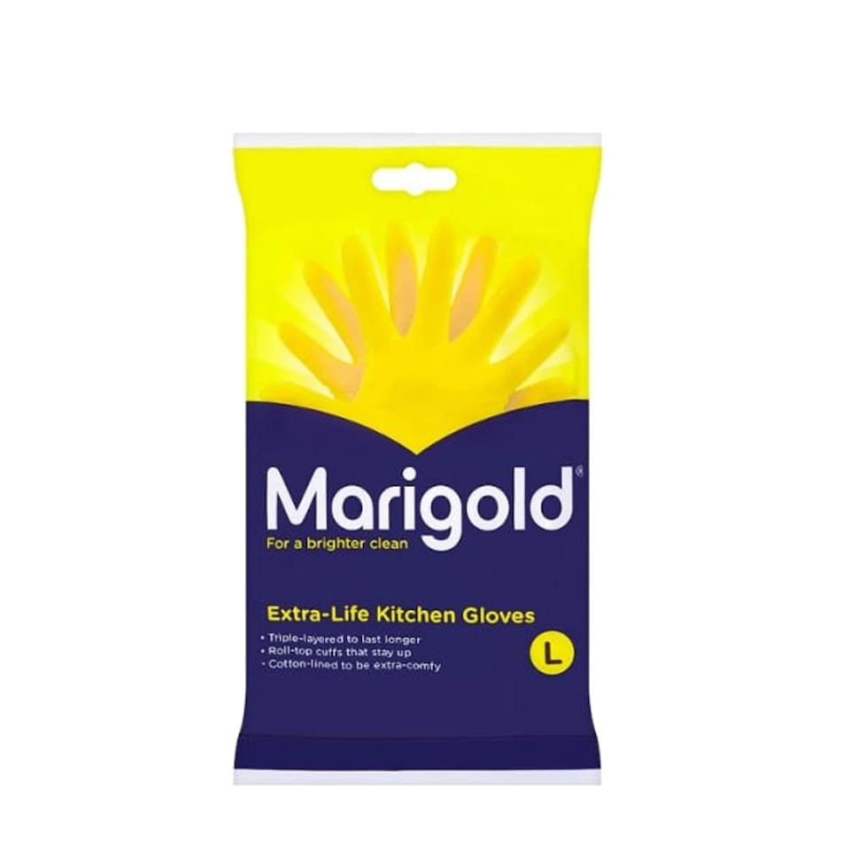 image 1 of Marigold Kitchen Gloves Large Reusable Cleaning Gloves 1 Pair
