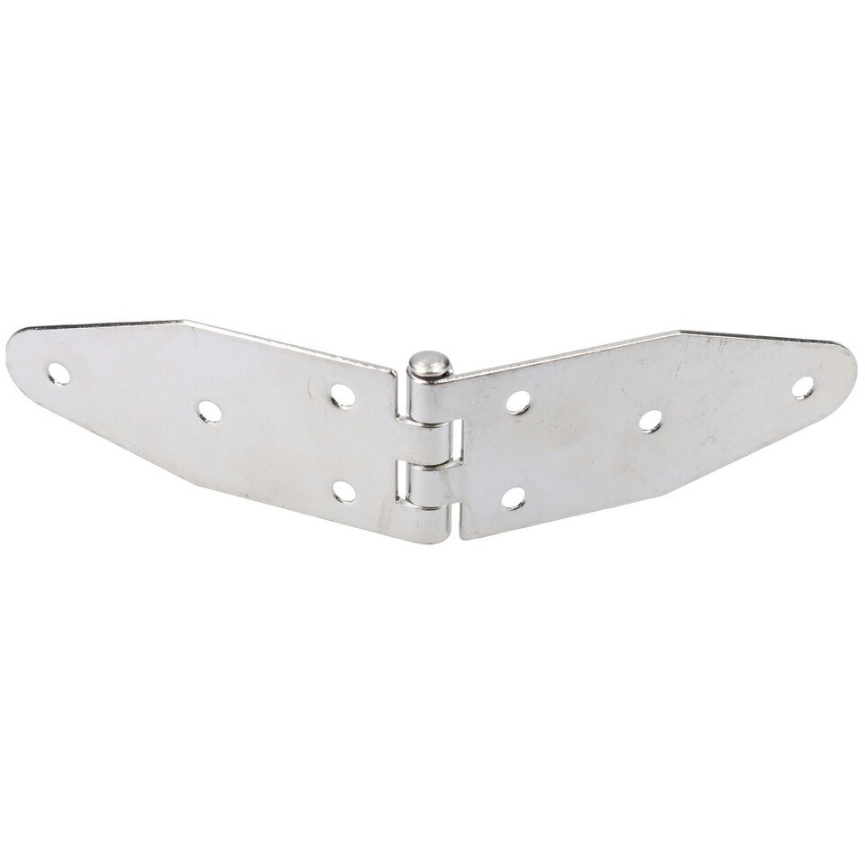 image 1 of 2 Pack 180mm Strap Hinge Stainless Steel Locker Door Hatch Large Silver