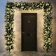 image 1 of 8ft (2.4m) Tall Prelit Premier Indoor / Outdoor Christmas Tree Arch in Green
