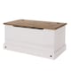 image 4 of Corona Storage Trunk - Solid Pine Construction with Metal Hardware and Practical Bedroom or Living Room Storage | White | White | One Size | 1