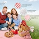 image 2 of Pelle & Sol Red Picnic Blanket Waterproof 200x140cm