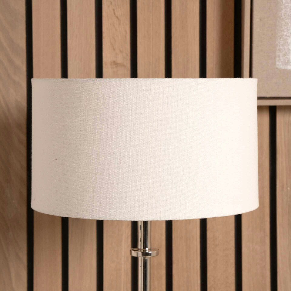 image 1 of 45cm White Table Lampshade Drum Floor Lamp Shade
