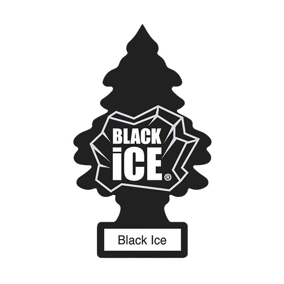 image 1 of Saxon Automotive Little Trees Traditional Air Freshener - Black - Black Ice