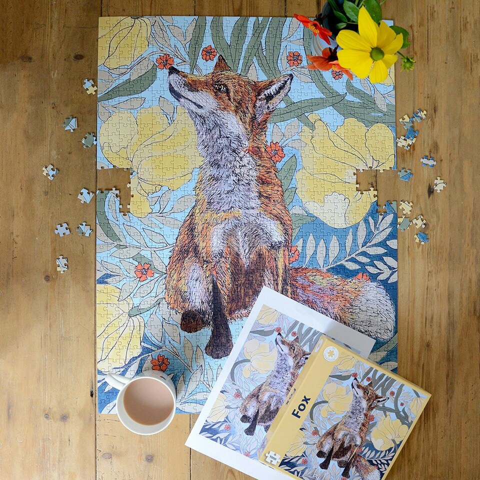 image 1 of Fox 1000 piece jigsaw Puzzle