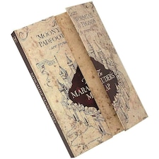 Harry Potter Marauders Map A5 Notebook - Brown - One Size