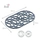 image 2 of Zeal Large Oval Silicone Heritage Trivet, 32cm, Provence Blue