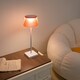 image 6 of Auraglow Rechargeable Cordless LED Table Lamp - CAPRI | White | White/White