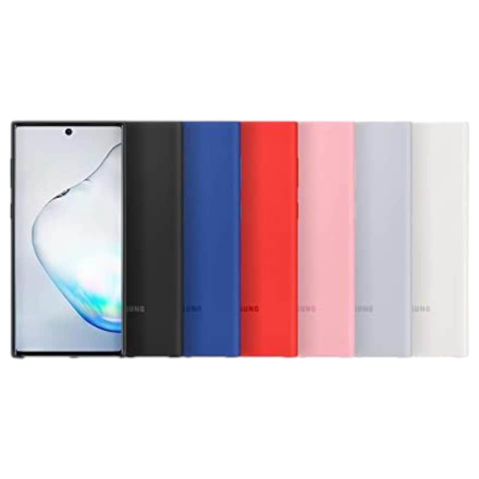 image 1 of Samsung Galaxy Note 10 Silicone Cover White - EF-PN970TWEGWW