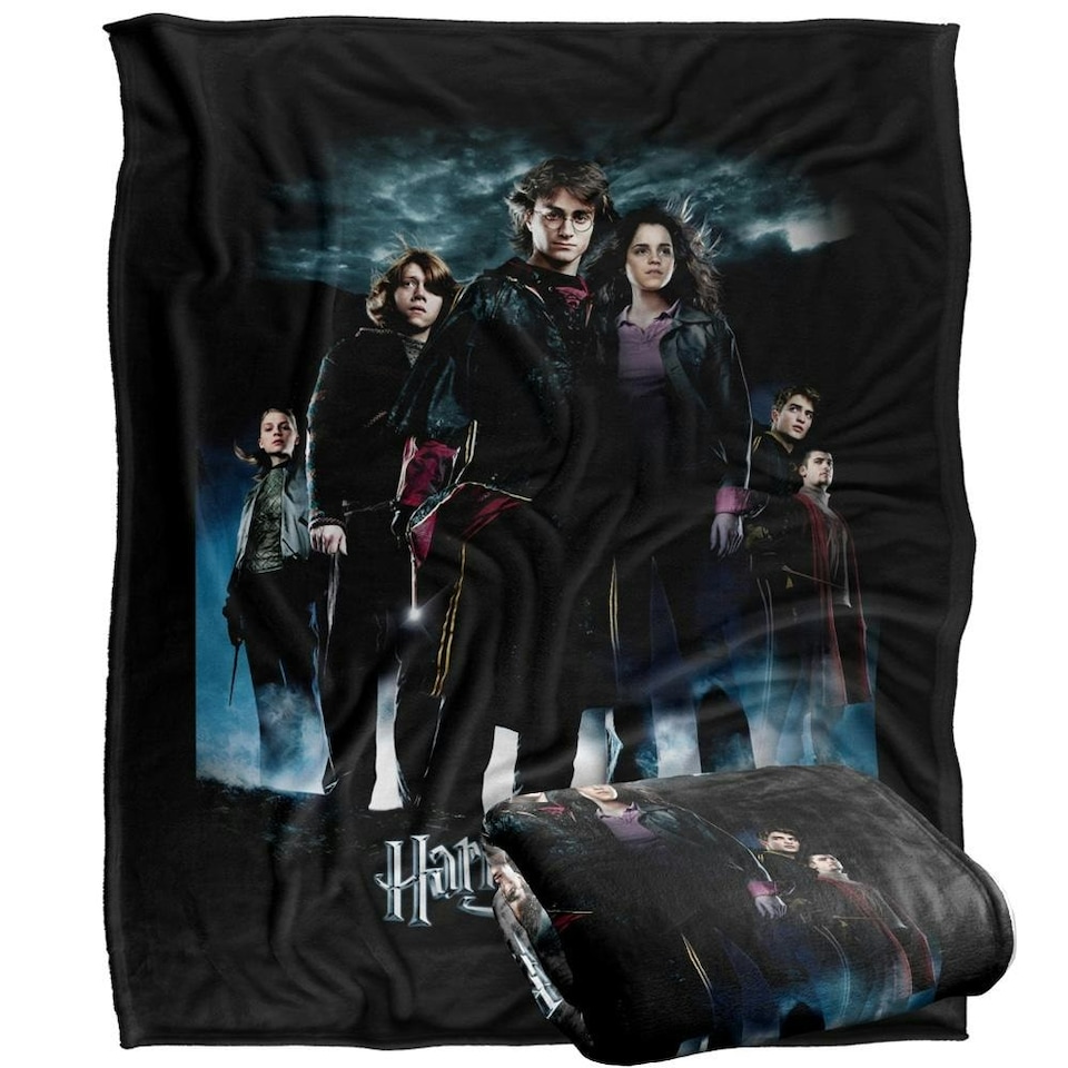 image 1 of Harry Potter Goblet Of Fire Movi Poster Blanket - Multicoloured - One Size