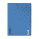 image 3 of Pack of 5 Rhino A4 160 Page Blue 8mm Lined Wirebound Books