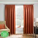 image 1 of Matrix Orange Curtains 90 x 54 inch (229 x 137 cm) Room Darkening Pencil Pleat Thermal Noise Reducing Curtains for Bedroom and Living Room