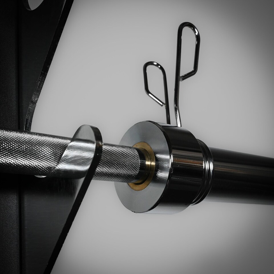 image 1 of GymSets Cheshire Barbell (Commercial) - (6ft Commercial Barbell / Black)"