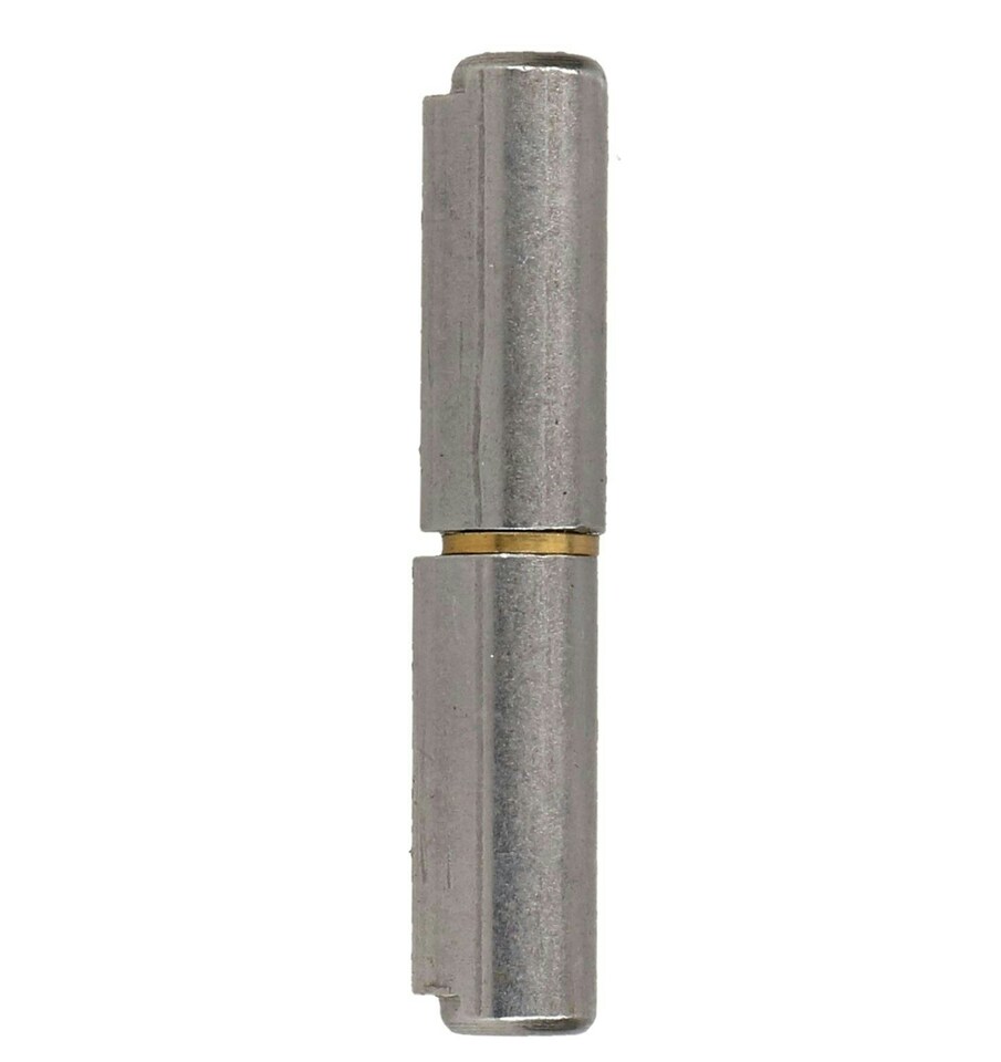 image 1 of Pack 2 Lift Off Bullet Hinge Weld On Brass Bush 13x80mm Heavy Duty Industrial | Silver