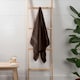 image 5 of OHS 4 x Soft Luxury 100% Cotton 500GSM Bathroom Bath Towels, 70x115cm - Chocolate