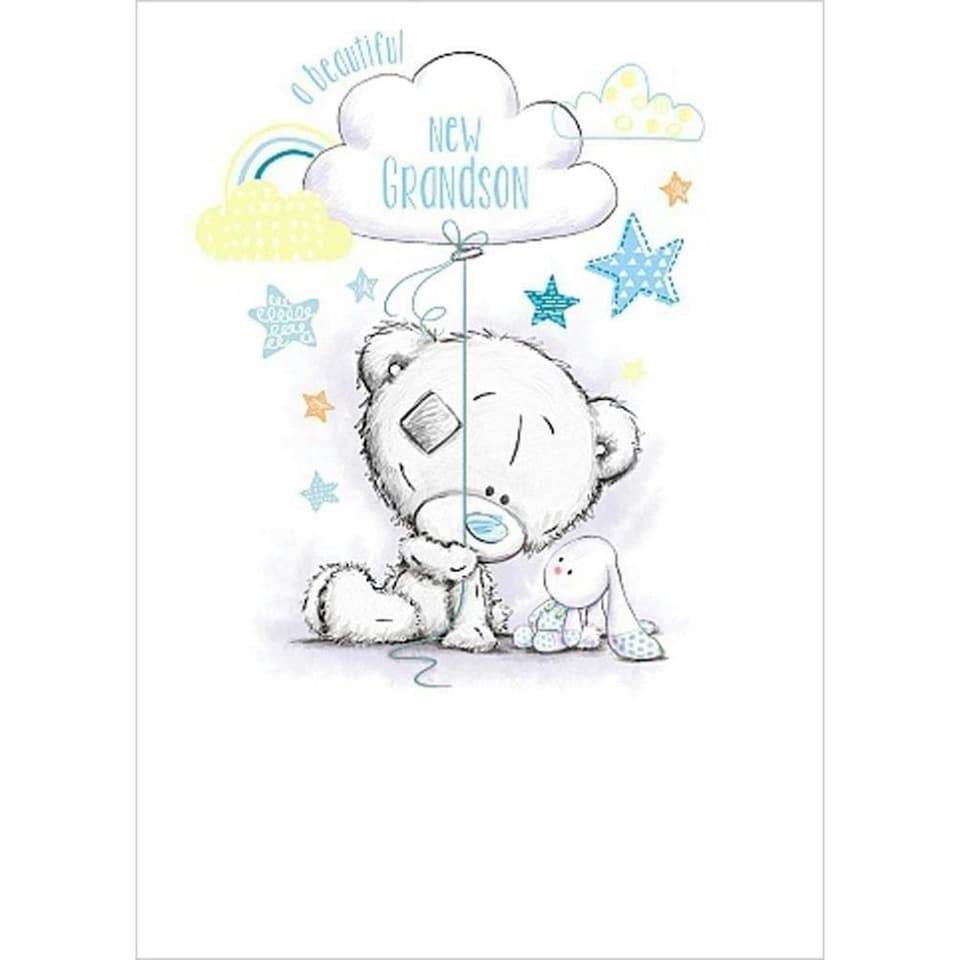 Me To You Bear New Baby Grandson Card