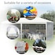 image 6 of Outsunny 6m x 3m Garden Gazebo Marquee Canopy Party Tent Canopy Patio Black