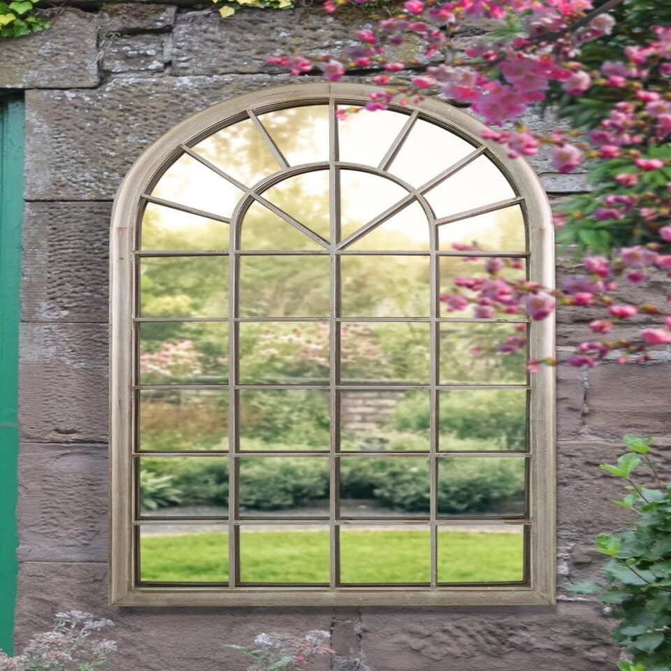 image 1 of Somerley Country Arch Large Garden Mirror 160 x 91 CM N/A