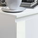 image 5 of FWStyle Carlton 4 Drawer Slim Tallboy Chest of Drawers White Gloss