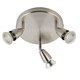image 2 of Amalfi 3 Light Spotlight Satin Nickel, GU10