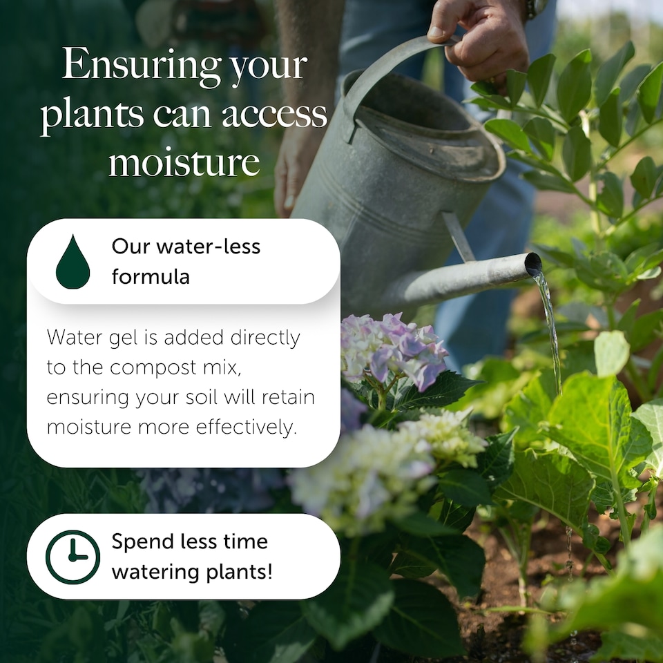 image 1 of Perfect for Pots Compost with 9 Month Feed - 65L - Water Less Formula - Ideal for Containers & Patio Planters