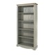 image 2 of Core Products Corona Grey Tall Bookcase H176.6cm x W80.0cm x D29.6cm Grey