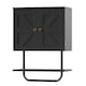 image 7 of COSTWAY Bathroom Cabinet Wall-Mounted Medicine Cabinet Black Black