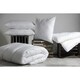image 1 of Belledorm Square Microfibre Hotel Pillow - White - 66cm x 66cm White | 66cm x 66cm