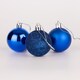 image 1 of 50mm/9Pcs Christmas Baubles Shatterproof Blue,Tree Decorations