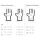image 7 of Touchguard Black Sensitive Nitrile Gloves - Box of 100 Black | Large