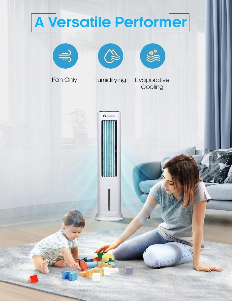 image 1 of 6L Portable Air Cooler with Timer and Remote Control