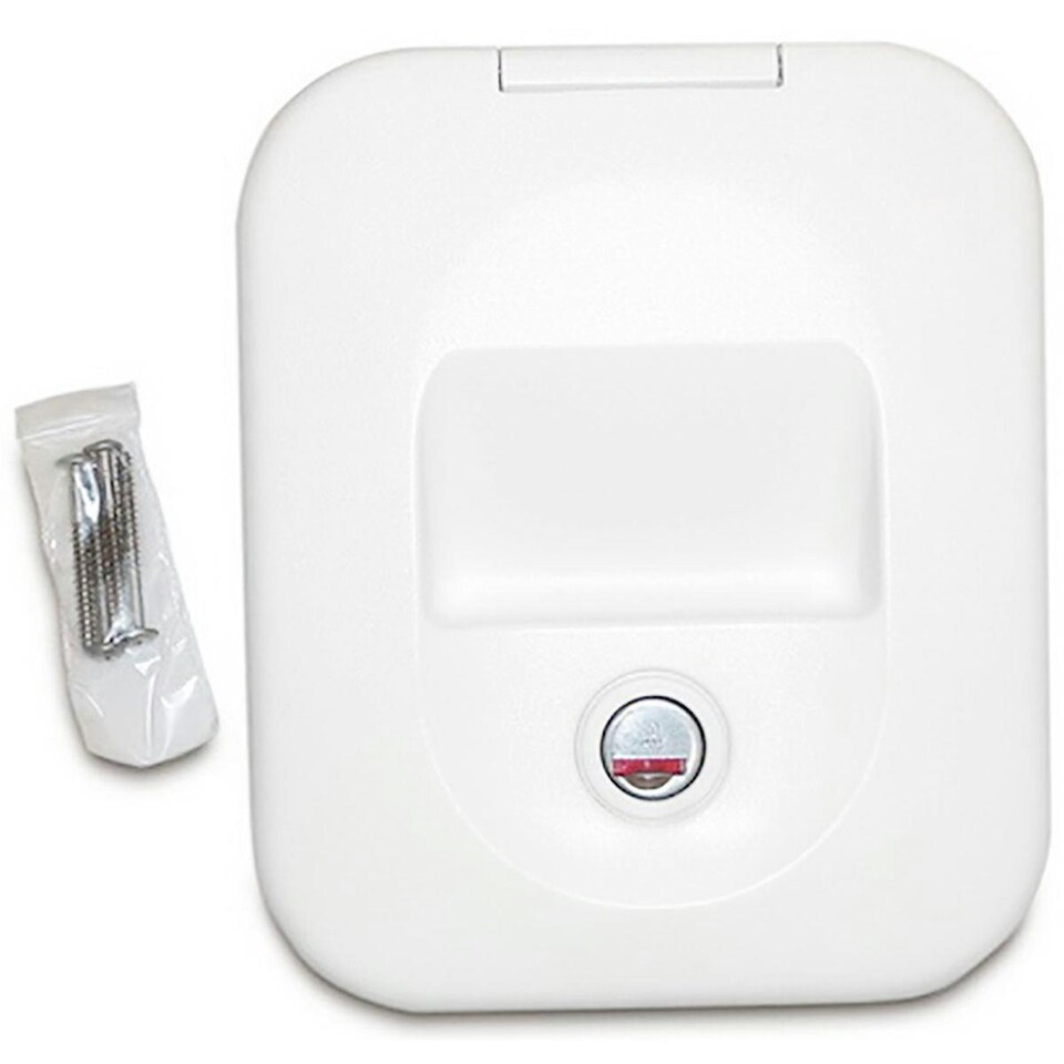 image 1 of Thetford Cassette Toilet Water Fill Door With Lock And Zadi Keys